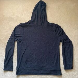 Outdoor Voices Mens Dark Gray Heather Gym Workout Performance Pullover Hoodie XL